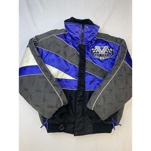 Mens Yamaha Cold Weather Gear Blue Jacket Size Medium